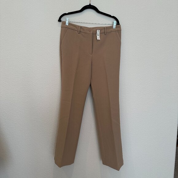 Talbots Raleigh Light Tan Slacks with Pockets NWT - Picture 1 of 6